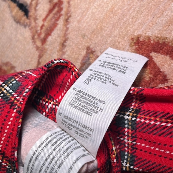 Social Tourist red plaid mini skirt size XS - Picture 5 of 6